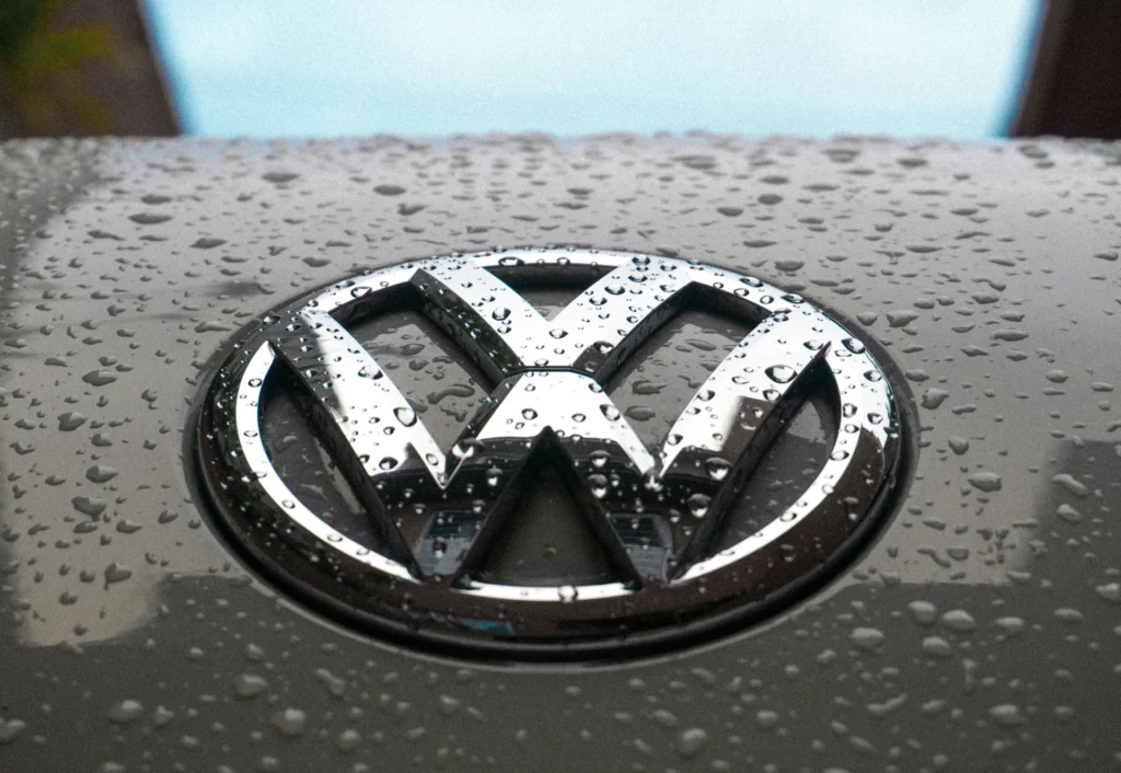 A Volkswagen logo.