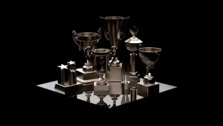 Crafting Custom Trophies: Celebrating Achievements with Personal Flair a group of trophies on table