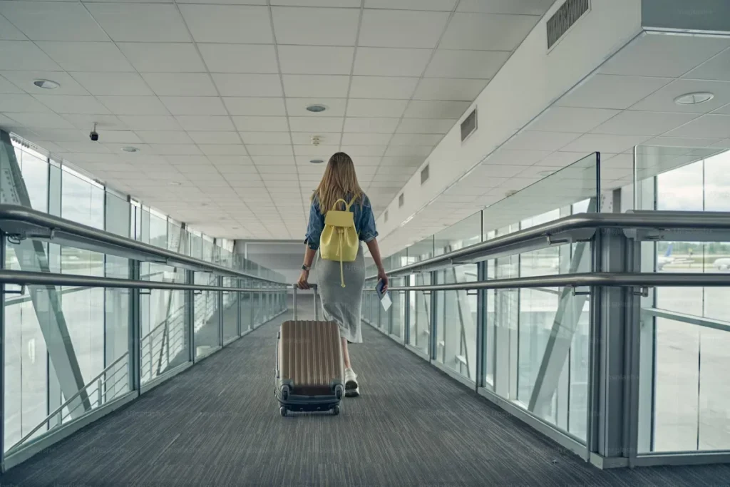 How to Start Fresh in a New City a woman pulling her suitcase