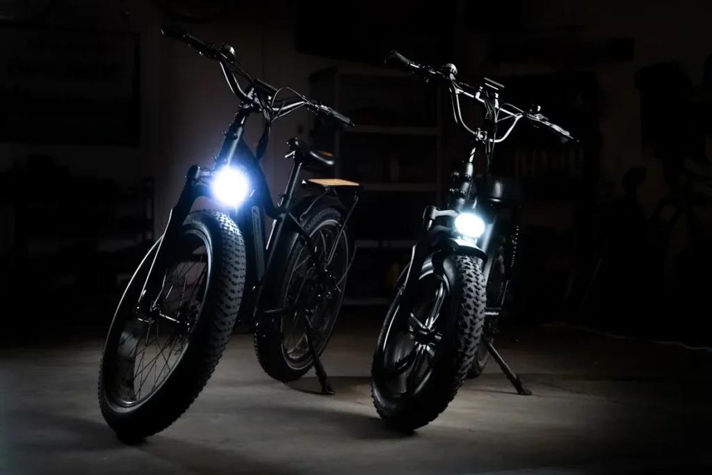 The Bright Side of Biking: Why Bike Lights Matter black and grey bike parked on road