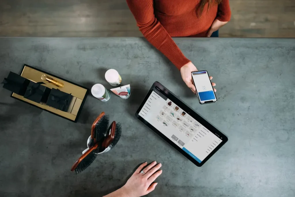 person holding smartphone