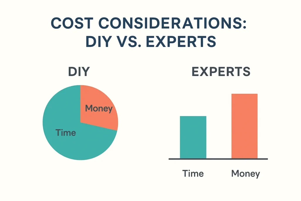 DIY vs Experts cost comparison