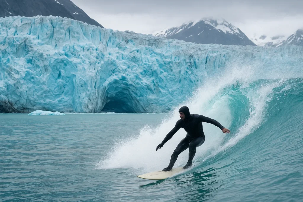 GLACIER SURFING