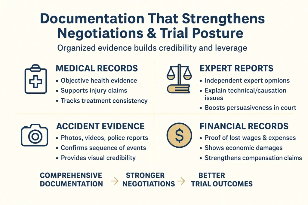 Legal documentation strengthens trial posture"