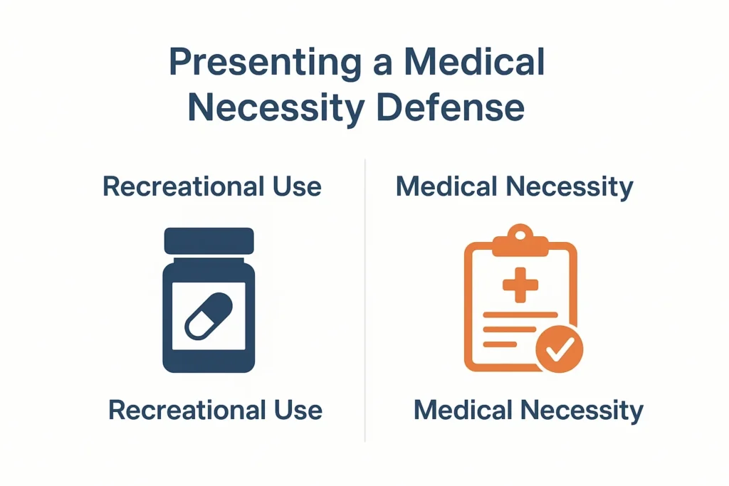 Recreational vs. medical necessity icons