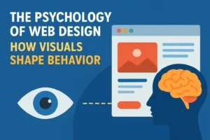 Web design psychology visual illustration