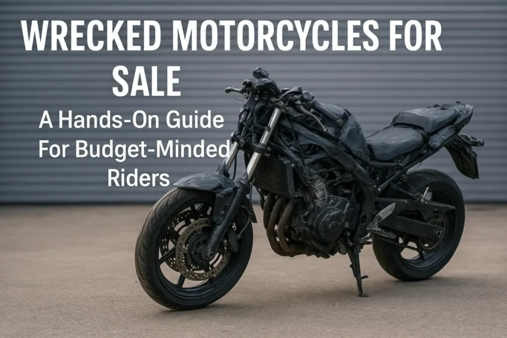 Wrecked Motorcycles For Sale infographic
