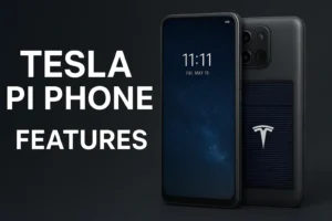 tesla pi phone features