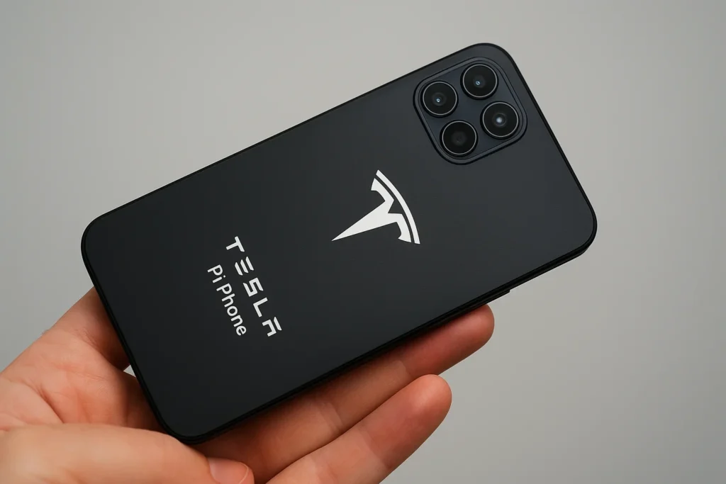 Tesla Pi Phone Debuts With Global Starlink Connectivity tesla Pi Phone