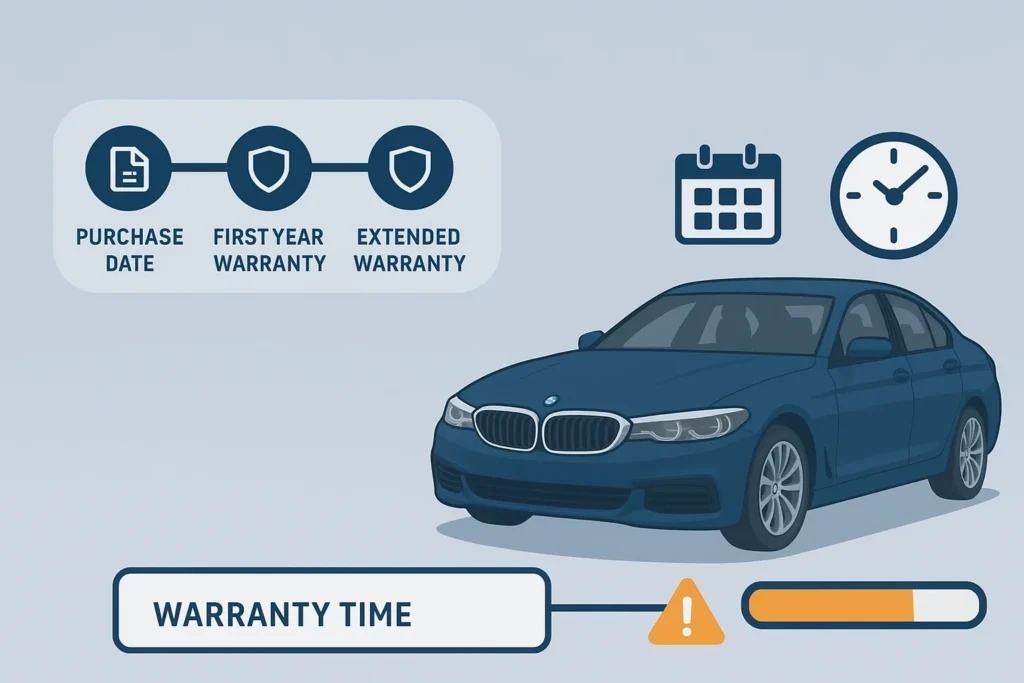 How to Know if Your BMW Qualifies for Help Under the Lemon Law BMW Warranty Coverage Timeline Infographic