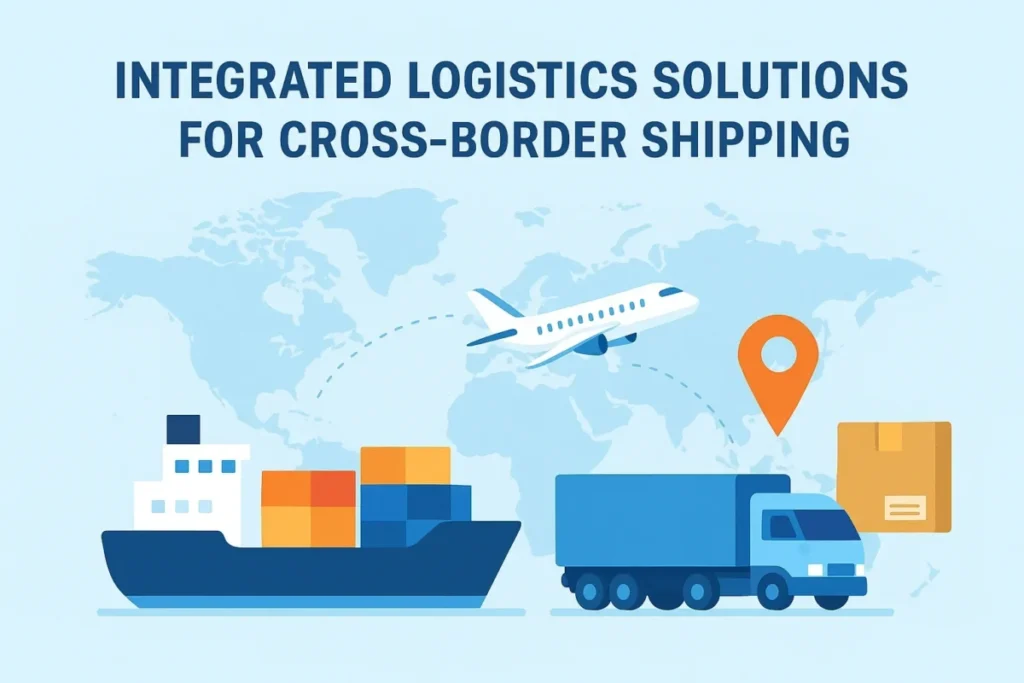 Global cross-border logistics transportation network