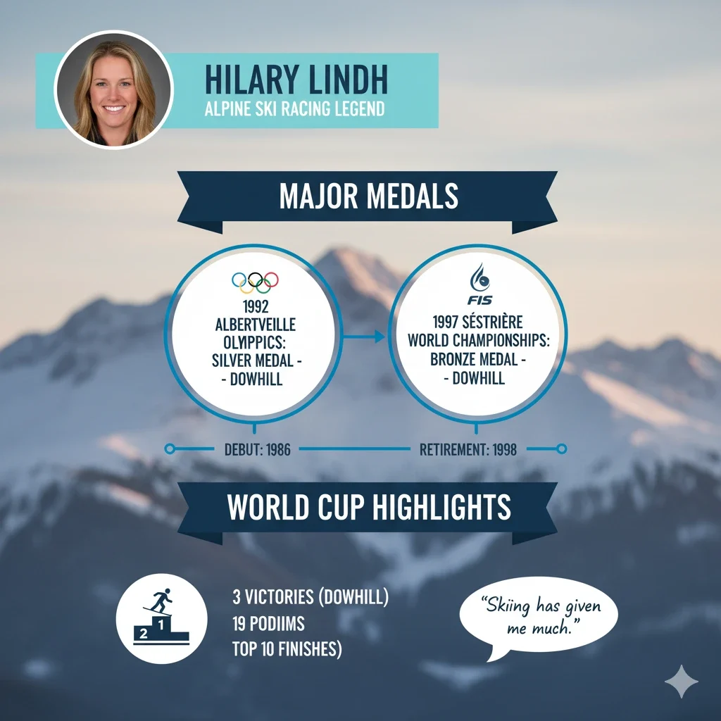 Hilary Lindh Biography: Olympic Silver Medalist and Skiing Legend Hilary Lindh Olympics champion