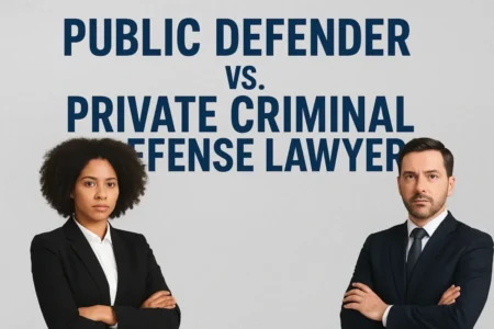 Public Defenders and Private Criminal Defense Lawyers