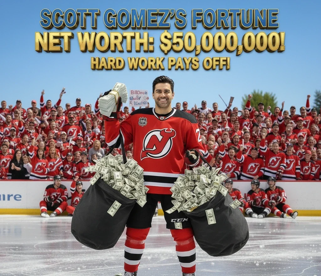 Scott Gomez – NHL Legend, Career Stats, Net Worth & Coaching Journey (2025 Edition) Scott Gomez net worth