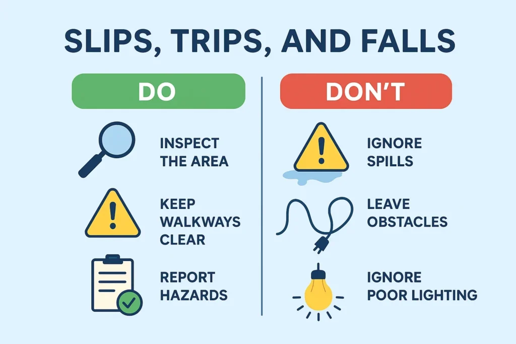 The Leading Causes of Workplace Compensation Claims Slips, Trips, and Falls