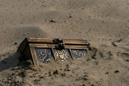 artifacts on beach