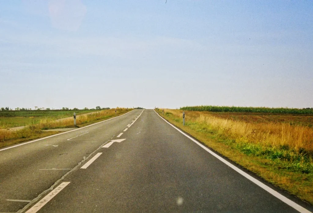 road besides farm