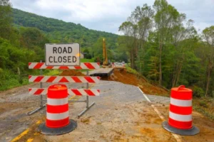 road closed