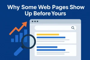 Why Some Web Pages Show Up Before Yours web pages