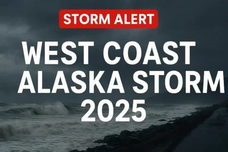Severe Storm Pounds Alaska’s West Coast, Officials Urge Residents to Stay Safe west coast storm