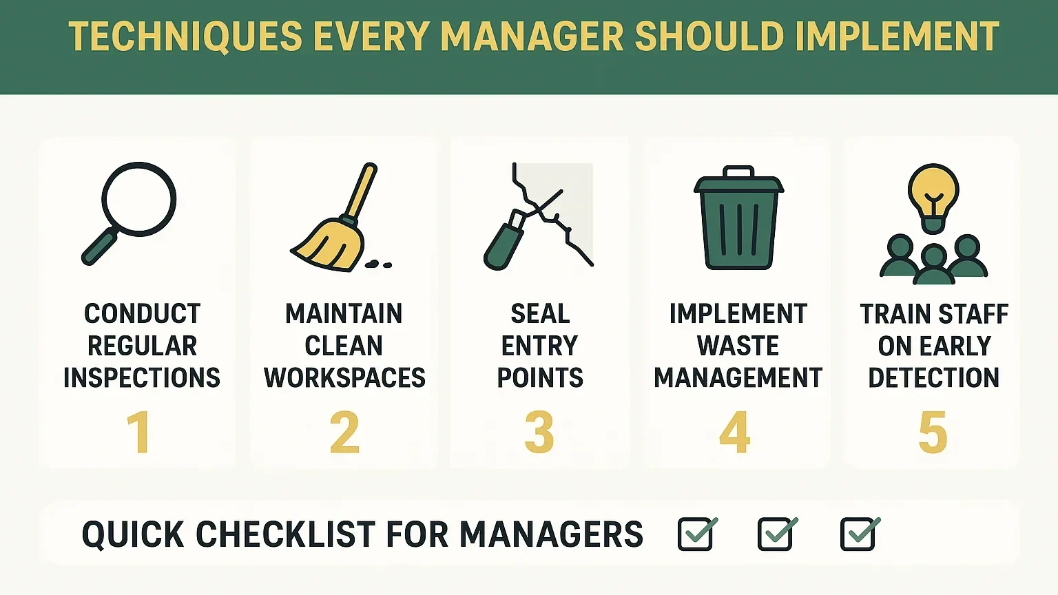 What Every Property Manager Should Know About Infestations Preventing infestation edited