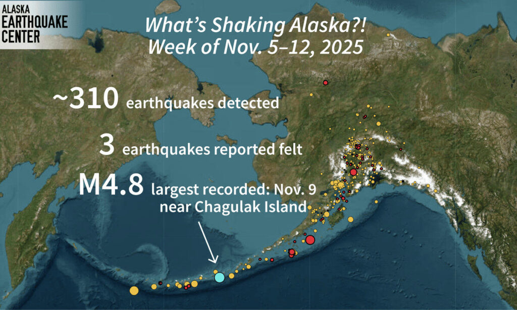 What's shaking alaska