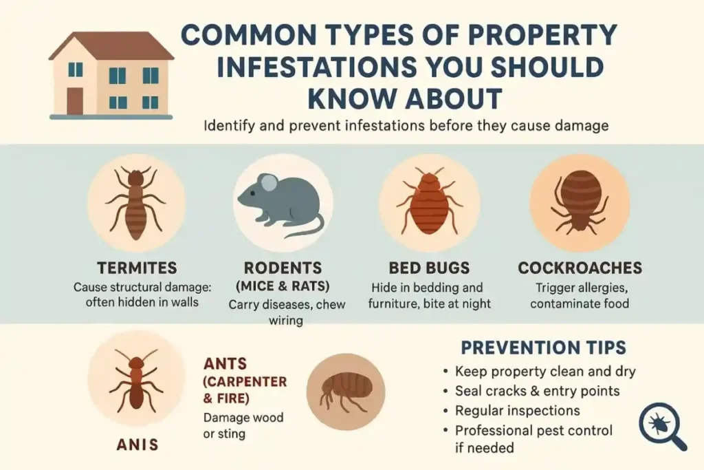 What Every Property Manager Should Know About Infestations types of pest