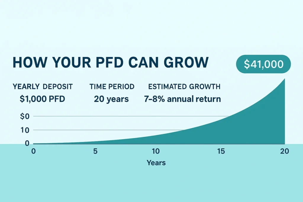 Alaska PFD Growth Infographic