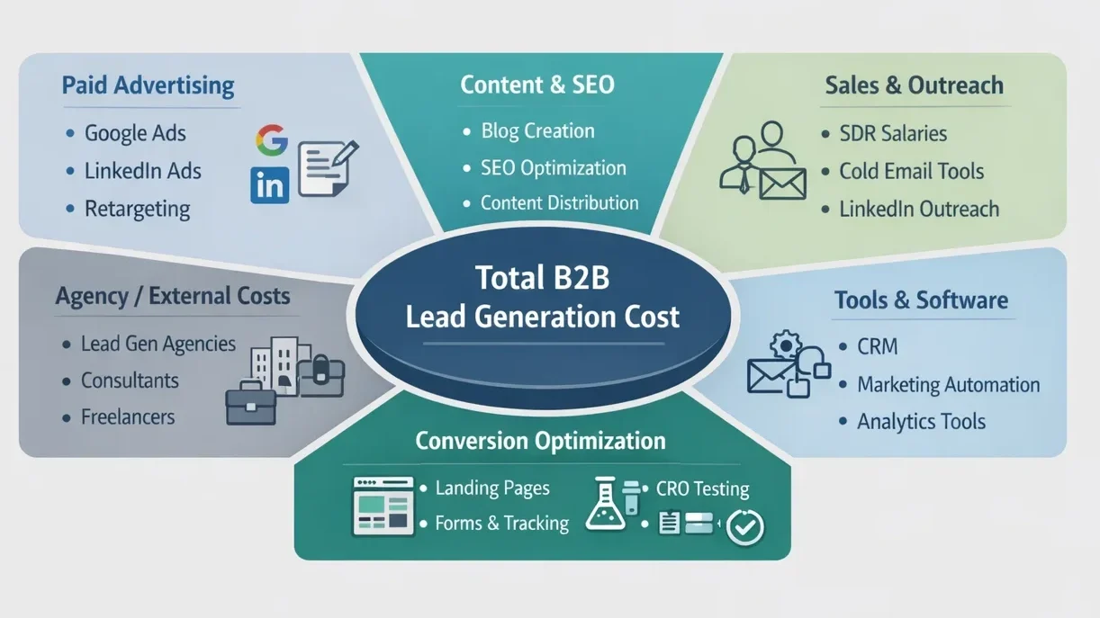 B2B lead generation cost breakdown