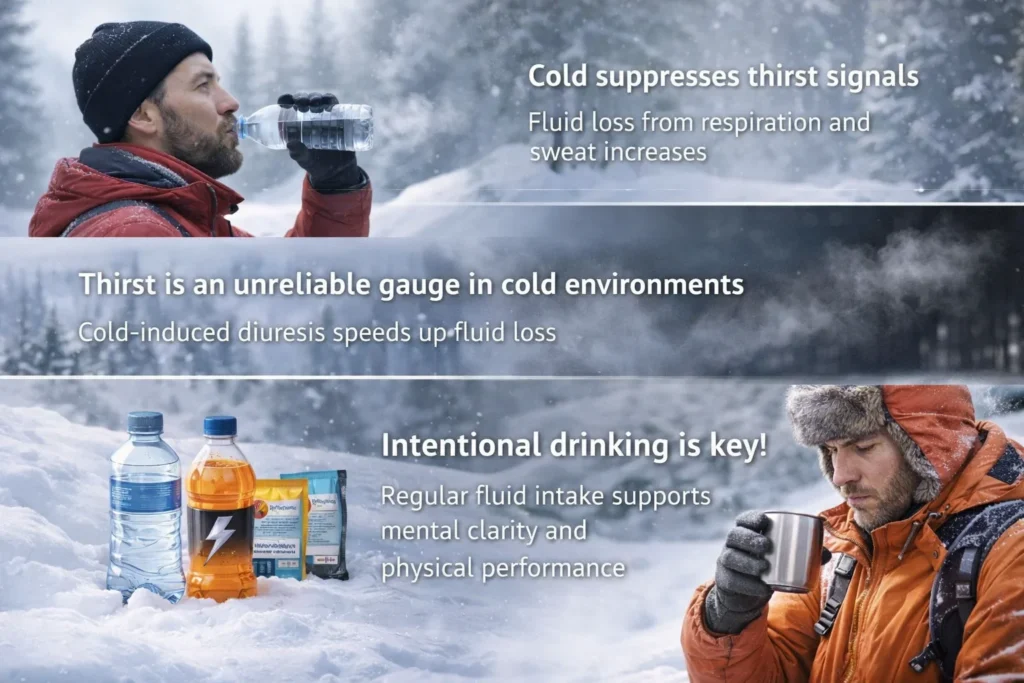 Hydration in cold environments explained 1