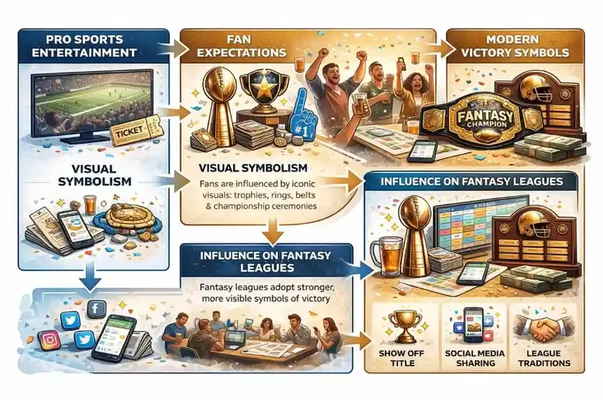 How Fantasy Leagues Are Reinventing Victory Symbols Impact of pro sports on fantasy leagues