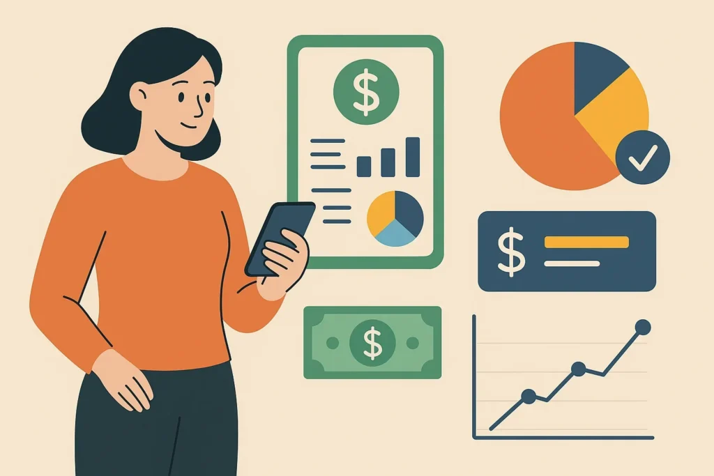 Parental spending monitoring infographic