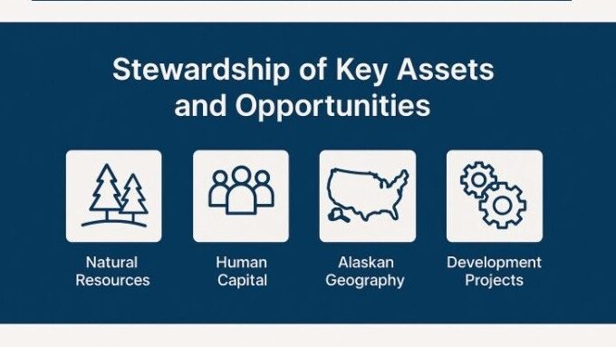 The Permafrost Principle: Why Sound Economic Thinking is Key to Thriving in Alaska's Unique Environment Resource management infographic