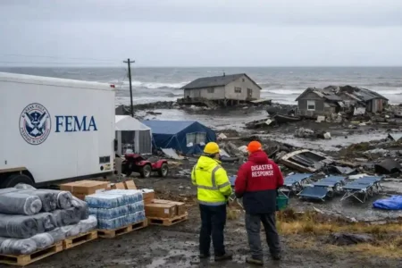 Over $3 Million Approved to Support Shelter Efforts for Alaskans Impacted by October’s West Coast Storms Storm-recovery-in-coastal-Alaska