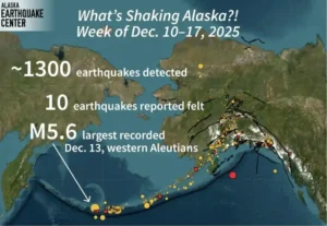 What’s Shaking Alaska?Weekly Earthquake Summary (December 17, 2025) What’s Shaking Alaska