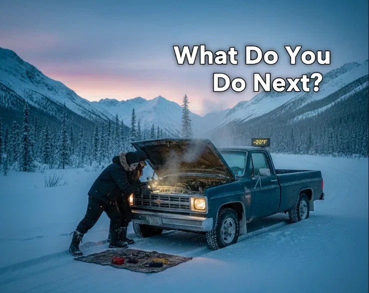 Your Car Breaks Down at -20°F in Alaska. What Do You Do Next