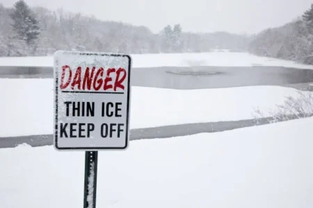 As Winter Nears, Officials Urge Care on Unpredictable Alaska Ice ice safety