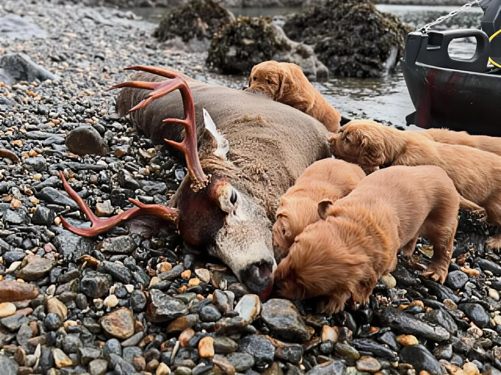 Alaska Family Shows How “Alaska Day Puppies” Are Raised the Alaska Way unblurimageai alaskan puppies