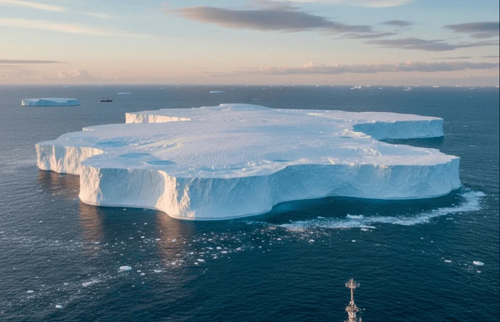 A-23A: The 9,000 km² Iceberg That Stayed Frozen for 30+ Years | Complete Details in One Shot A-23A Antarctica 9,000 km² Iceberg Stayed Frozen for 30+ Years