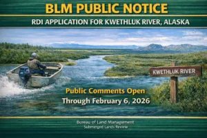 BLM notice on Kwethluk River lands