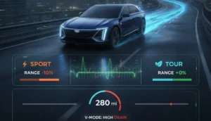 Do the driving modes in the Cadillac Lyriq offer different ranges or battery usage? Do Cadillac Lyriq Driving Modes Affect Range & Battery