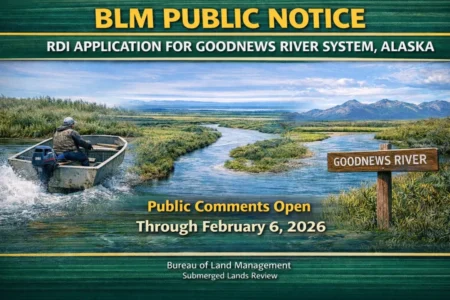 Goodnews River public notice and view