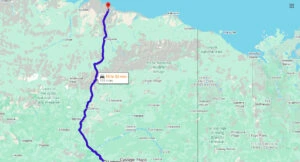 History Of The James Dalton Highway James Dalton Highway map