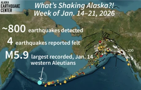 What’s Shaking Alaska: Weekly Earthquake Summary (January 22, 2026) What’s Shaking Alaska?!