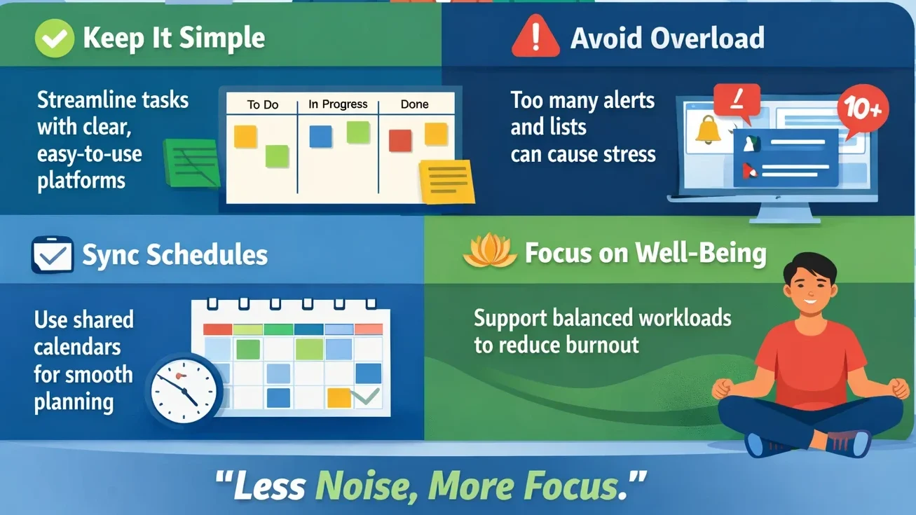 Quiet coordination for better productivity