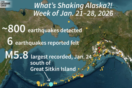 What’s Shaking Alaska: Weekly Earthquake Summary (January 30, 2026)