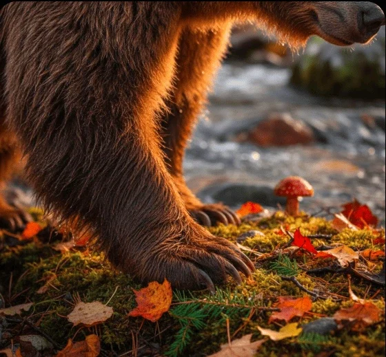 alaskan bear in autumn