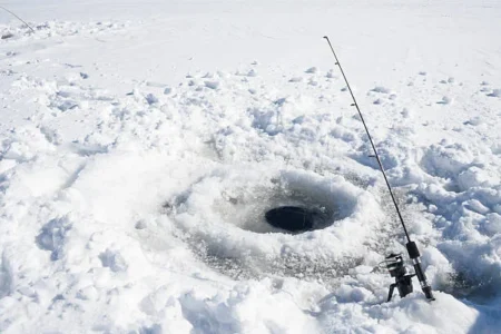 ice fishing