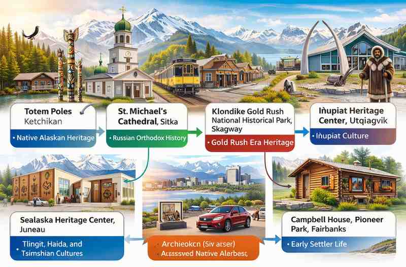 Alaska's cultural and historical landmarks