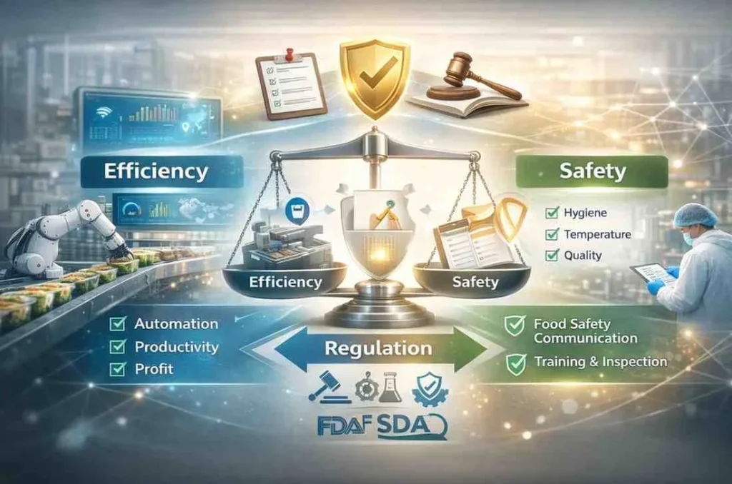 Balancing food production regulation and safety